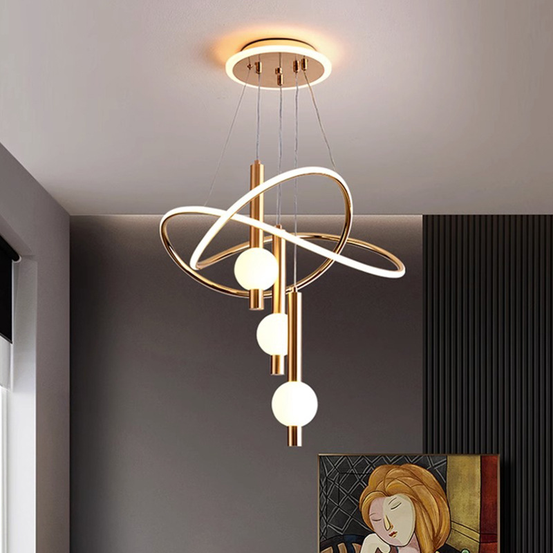 lollipop lamp in the living room restaurant chandelier nordic internet celebrity high-grade bedroom light home indoor chandelier pendant lamp Application Scenario