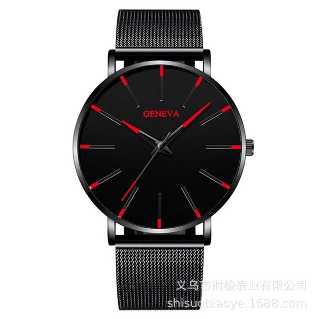 hot sale at aliexpress 2022 new geneva couple men's and women's simple business mesh quartz watch Application Scenario