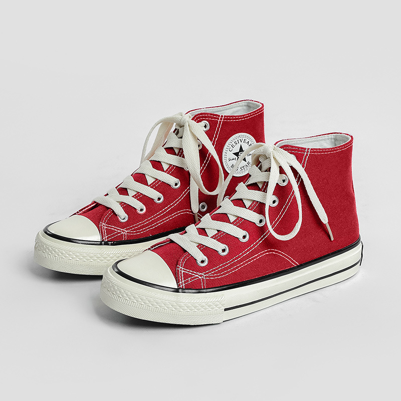1970s retro classic high-top canvas shoes 2025 autumn new men's and women's couple joker student board shoes fashion undefined