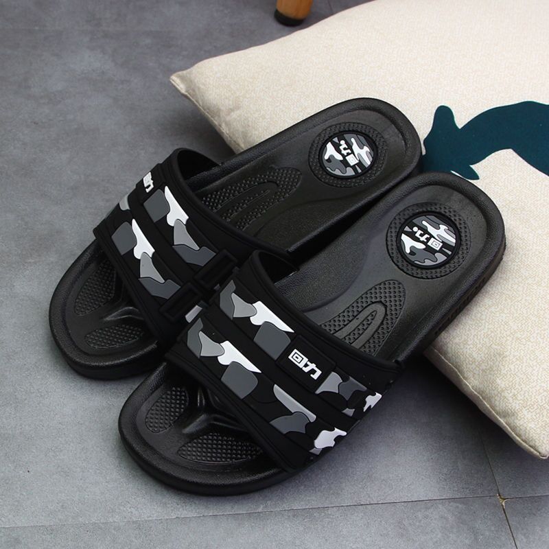 shanghai warrior slippers comfortable men's bathroom soft bottom women's daily outdoor wear couple non-slip wear-resistant indoor slippers undefined