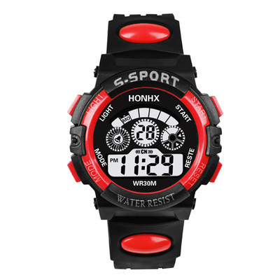 factory direct sales round electronic watch male and female student couple tiktok luminous waterproof led sports outdoor watch Application Scenario