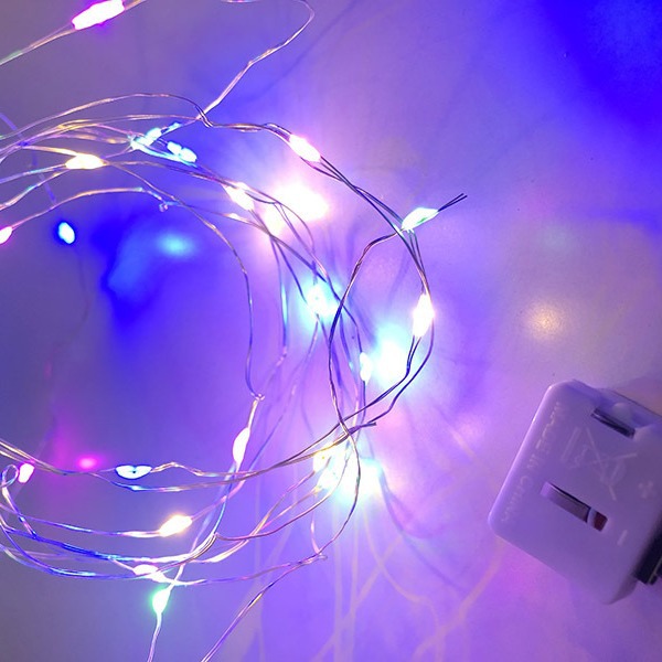 valentine's day led warm light lighting chain colorful lights starry bouquet decorative lights christmas birthday christmas wishing bottle lights details Picture