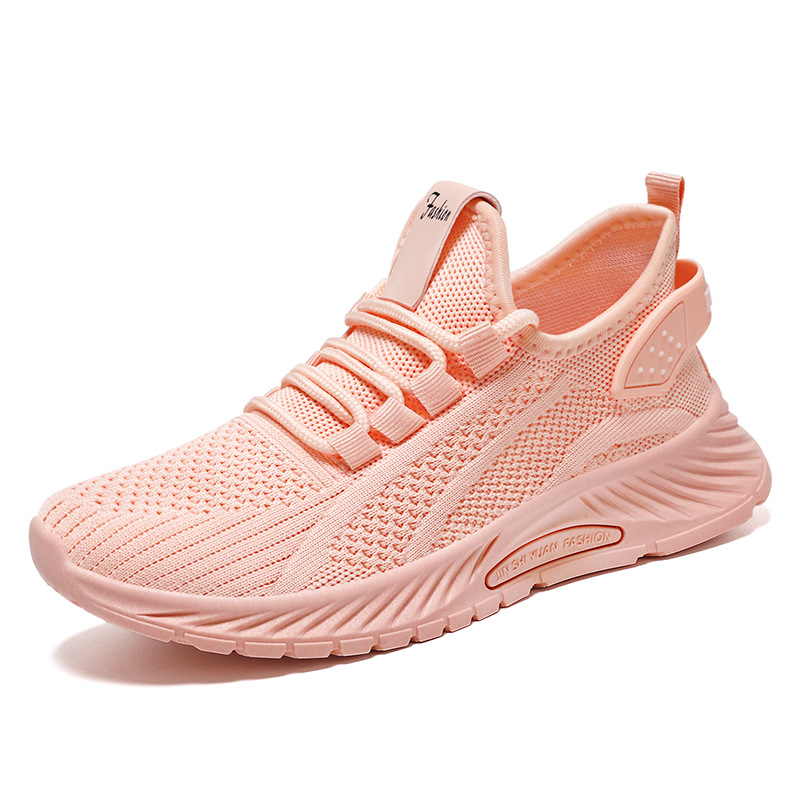 shoes women's sports shoes cross-border large size all-matching women's shoes temu trendy casual shoes flying woven breathable shoes running shoes undefined