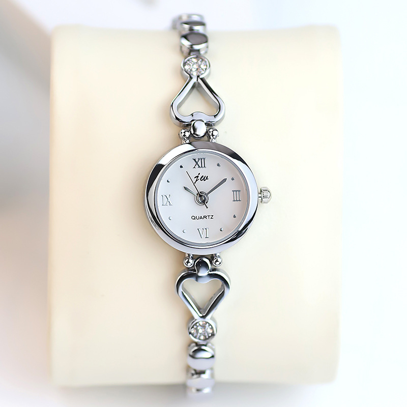 fashion new watch women's steel strap student watch bracelet electronic fashion simple temperament quartz watch full figure