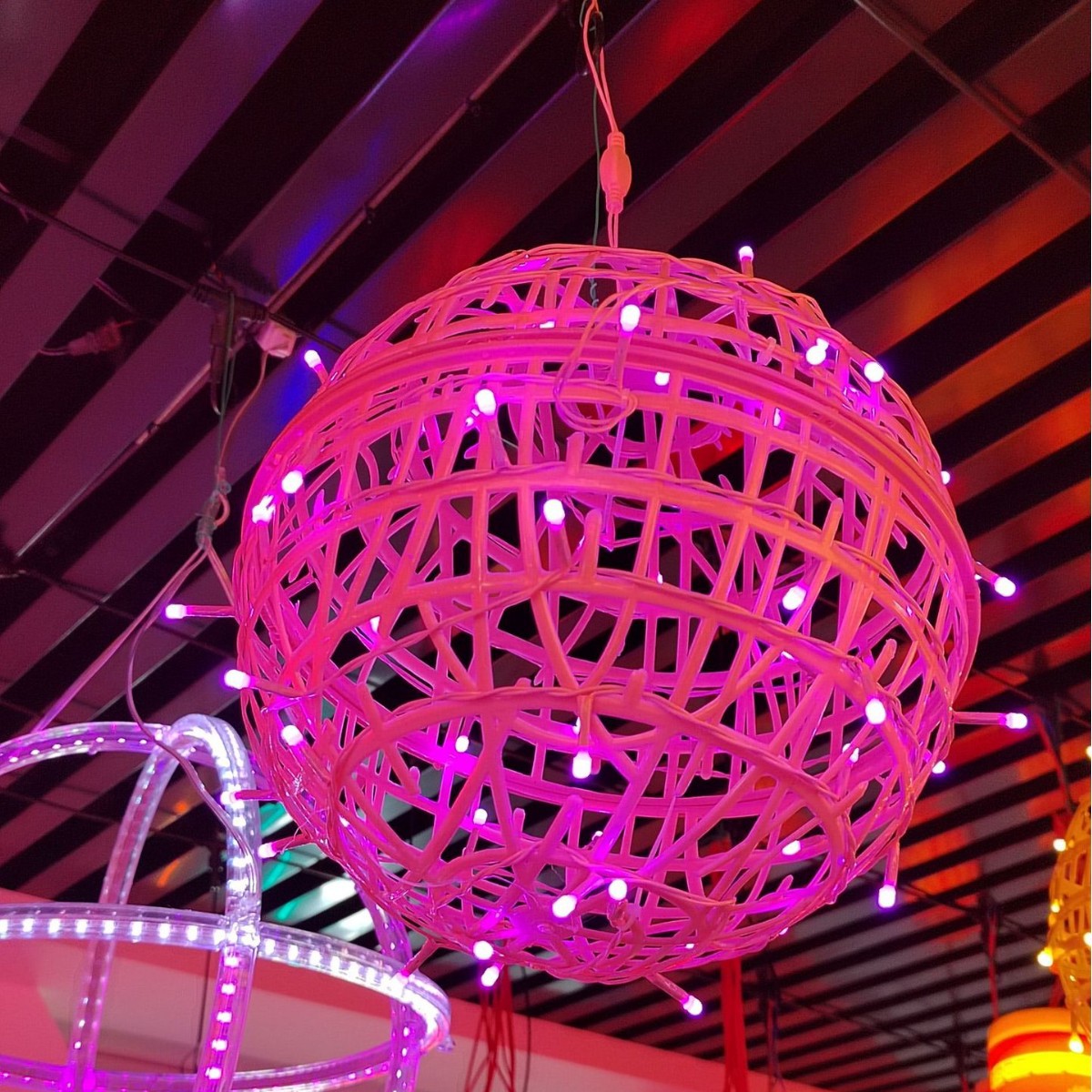 outdoor waterproof led vine bal light holiday ornamental festoon lamp tree hanging light engineering lighting details Picture