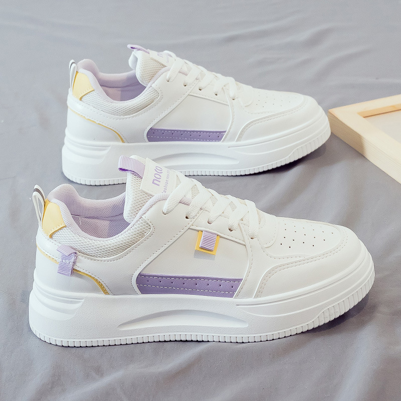 foreign trade women's shoes new all-match soft bottom not tired feet sneakers women's thick bottom spring and autumn high-grade casual shoes board shoes Item Picture