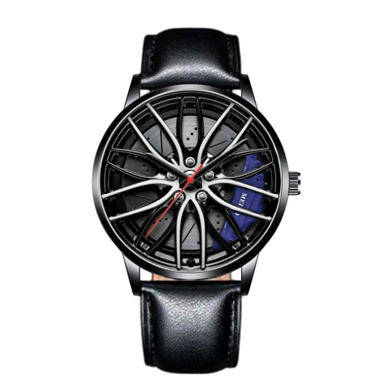 2024 foreign trade trend automatic quartz movement men's watch wheel non-mechanical watch watch fashion men's watch Item Picture