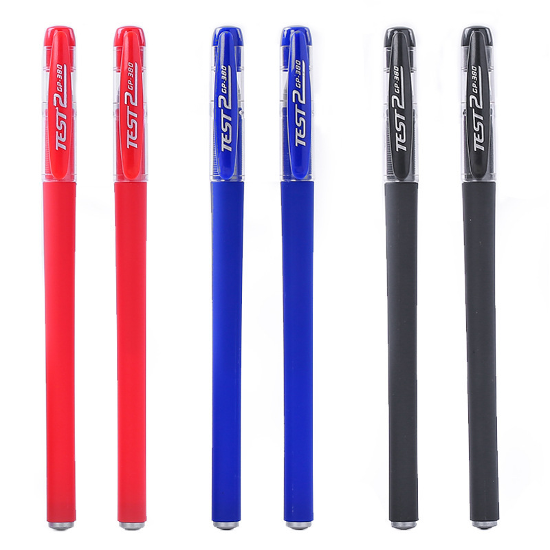 gp380 gel pen black frosted signature pen business stationery student exam wholesale carbon pen 0.5mm syringe Item Picture