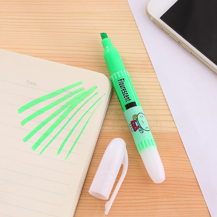 factory direct sales korean stationery rabbit fluorescent pen marking pen color marker school supplies small wholesale prizes Application Scenario