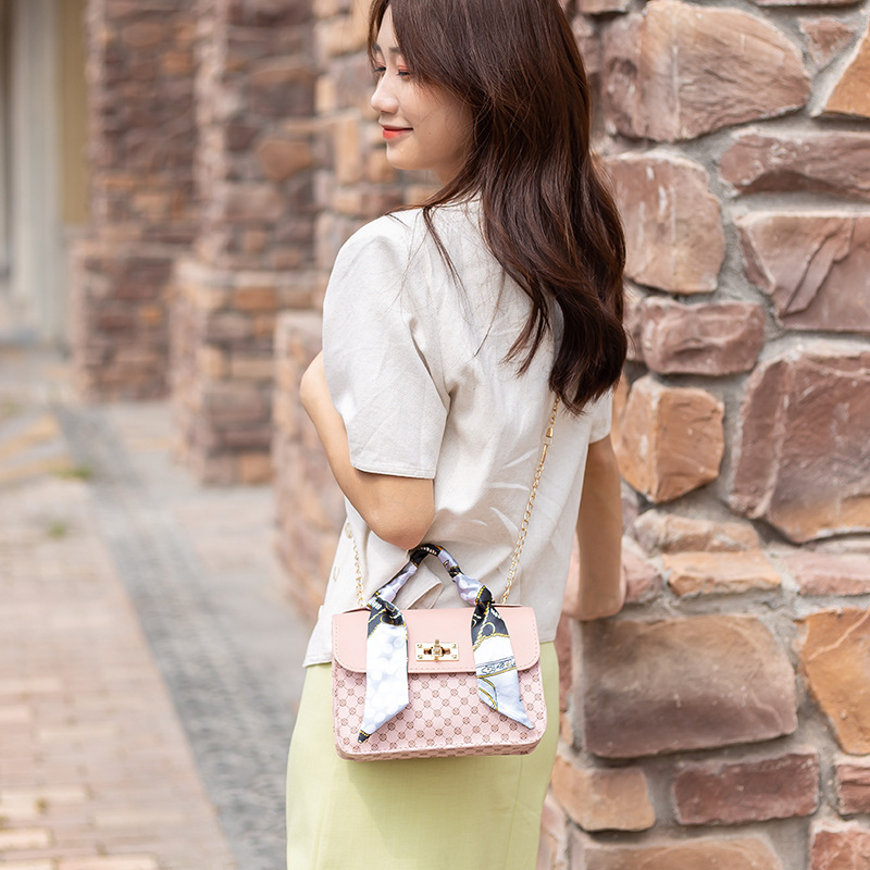 fashion handbag 2023 bags factory direct wholesale printing small square bag silk scarf chain bag crossbody bag bag Application Scenario