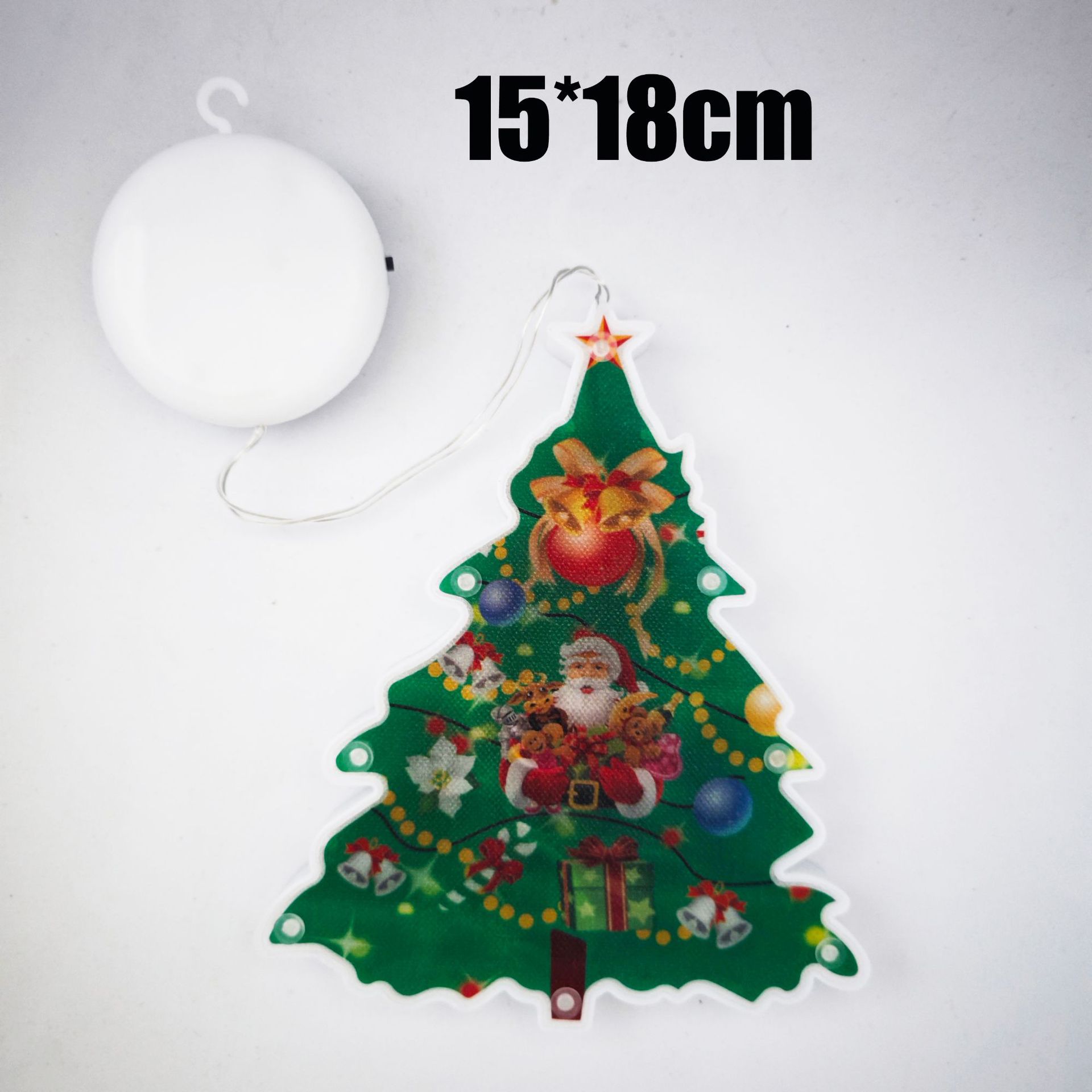 cross-border supply led christmas decorative lights door hanging window layout sucker light window stickers xingx hanging light colored light Application Scenario