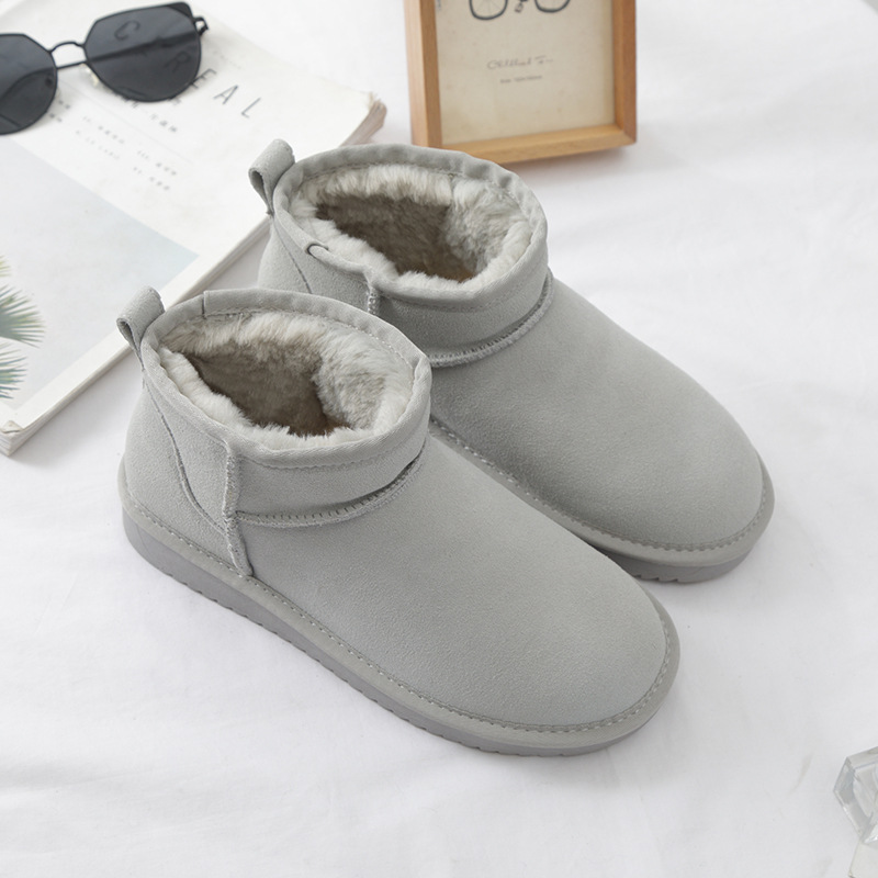 mini snow boots for women 2025 new winter velvet thermal non-slip short tube slip-on bread cotton shoes student fashion undefined