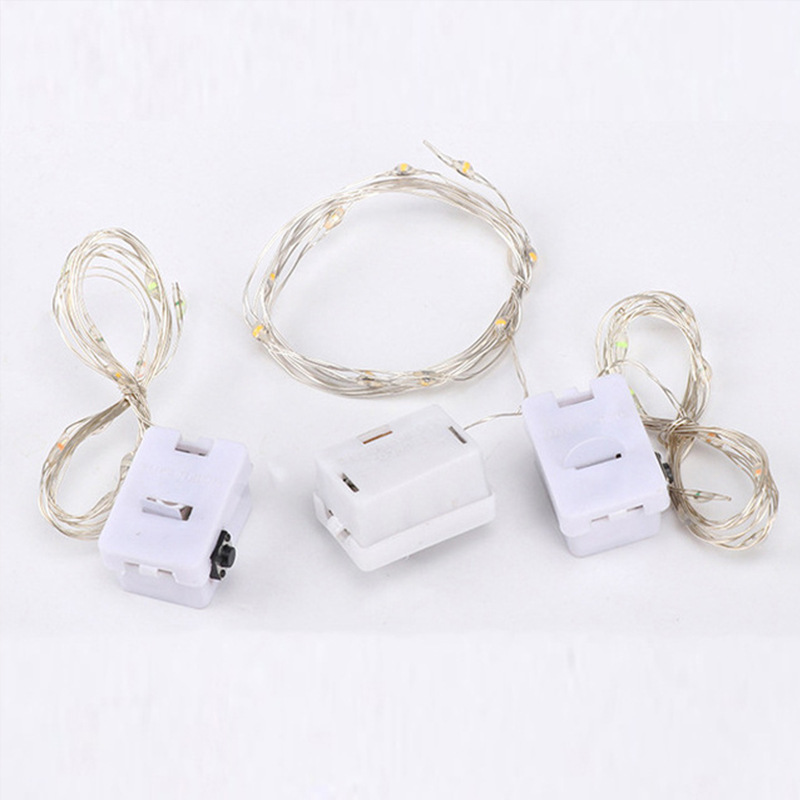 1 m warm led colorful light lighting chain 2 m colorful light starry bouquet decorative light birthday christmas wishing bottle light Item Picture