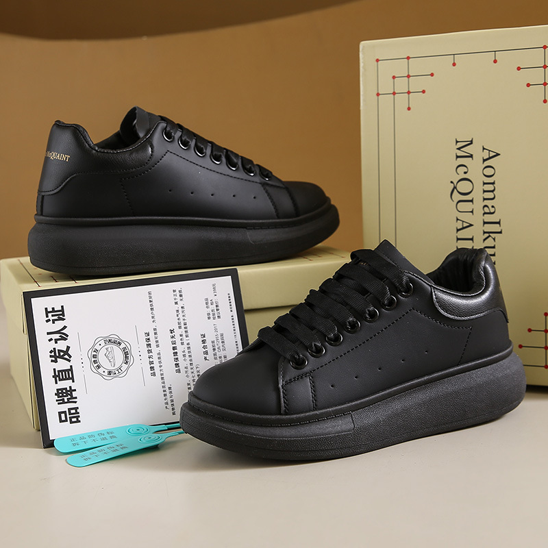 maxi white shoes korean style sneakers women's 2024 new shoes casual versatile sneakers couple style platform shoes undefined