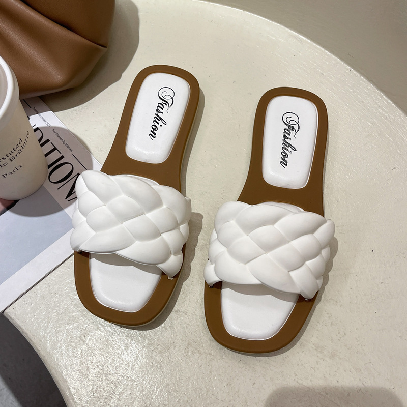 summer new flat sandals women's non-slip korean style fashionable all-match women's sandals women's outer wear batch undefined