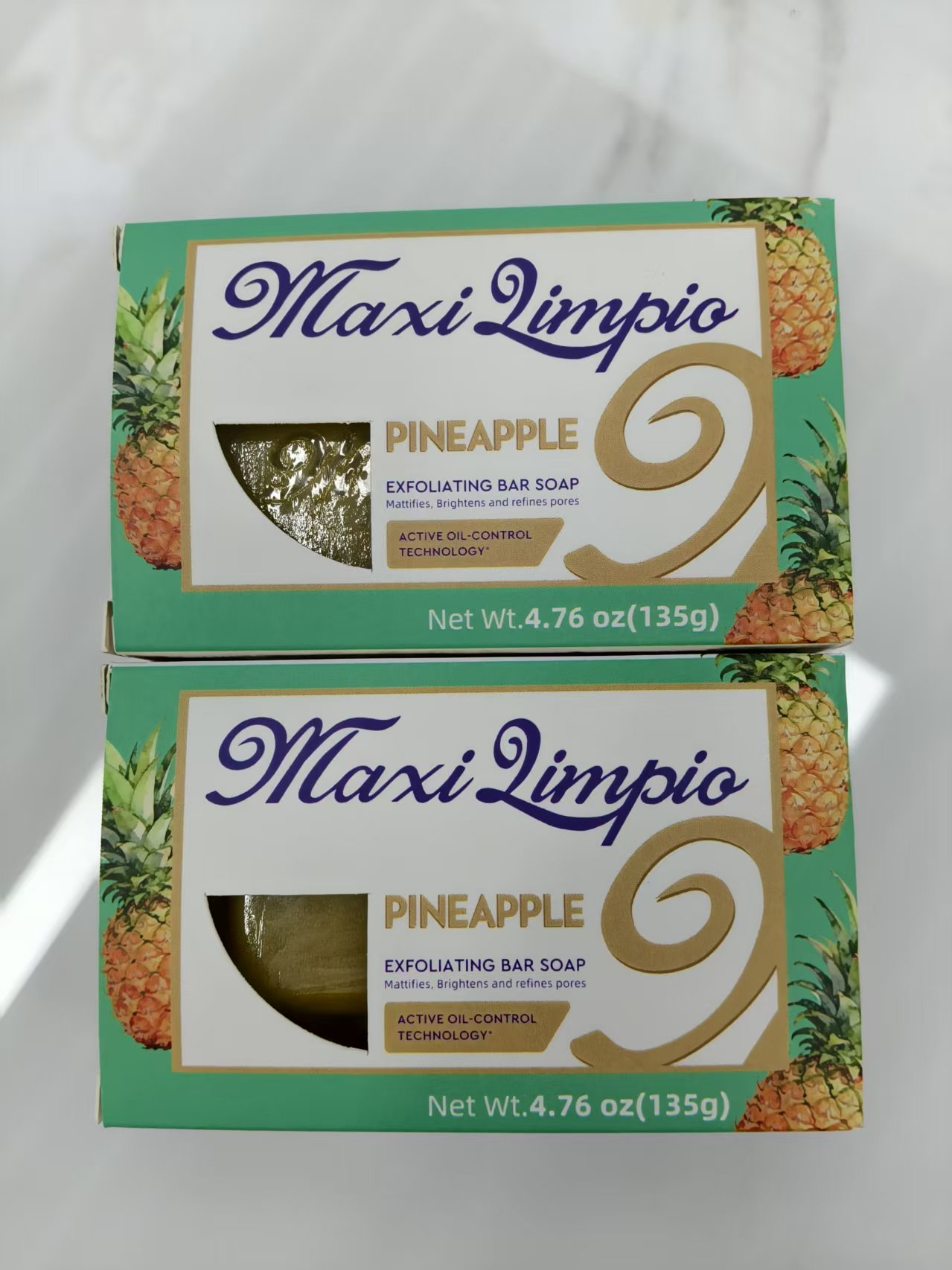 maxi limpio135g Bamboo Charcoal Oil Control Deep Pore Cleansing Handmade Soap Specification image