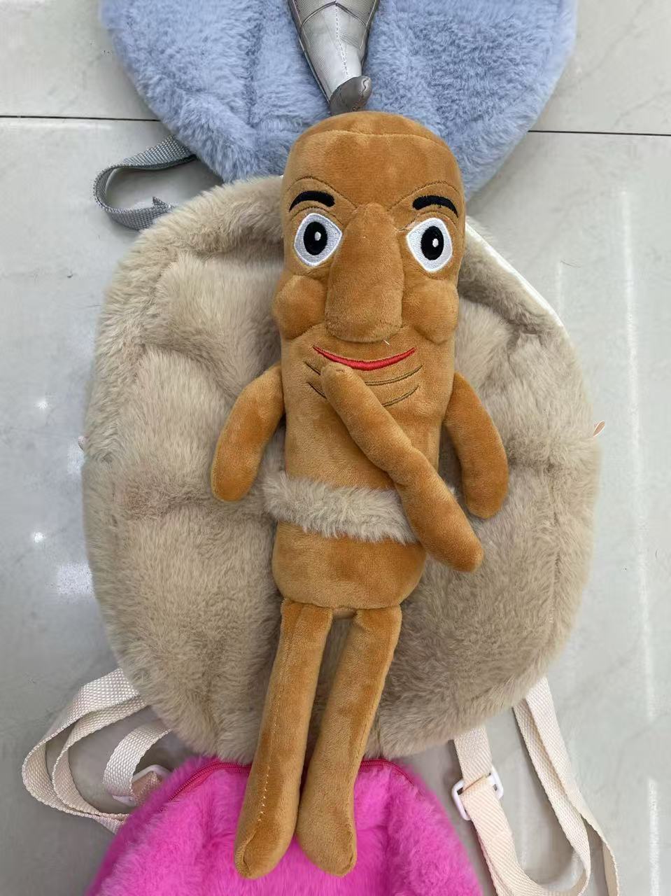 Cross-border new product tungtungsahur Tongtongtong Shark AI American Shan Hai Jing plush toy doll backpack pic 3