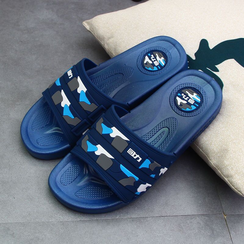 shanghai warrior slippers comfortable men's bathroom soft bottom women's daily outdoor wear couple non-slip wear-resistant indoor slippers undefined