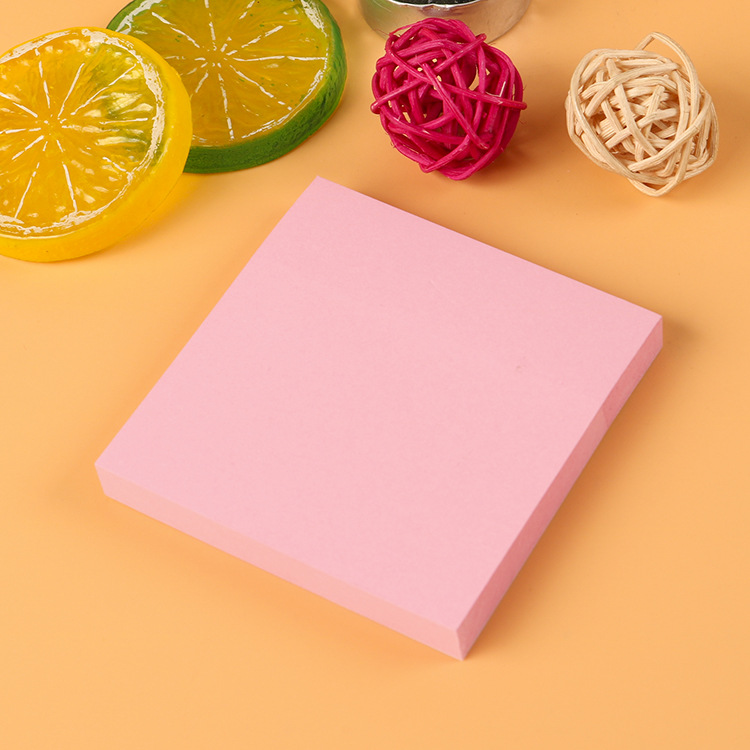 factory direct supply ordinary color note sticker creative stationery sticky notes note paper notepad custom logo wholesale details Picture