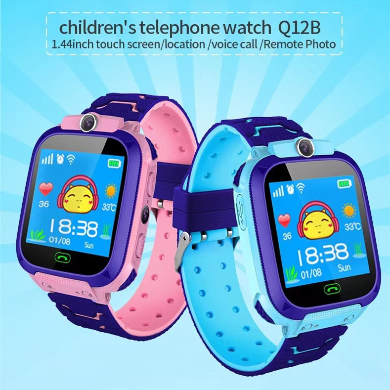 new cross-border foreign trade children's intelligent positioning smart watch take photos waterproof five or six generation q12/q19 popular Specification drawing