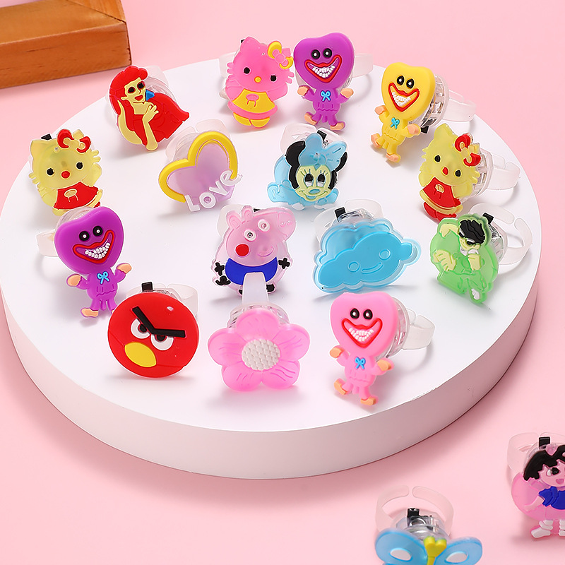 flash soft rubber ring luminous ring flashing finger light flash finger light christmas toy stall batch Application Scenario