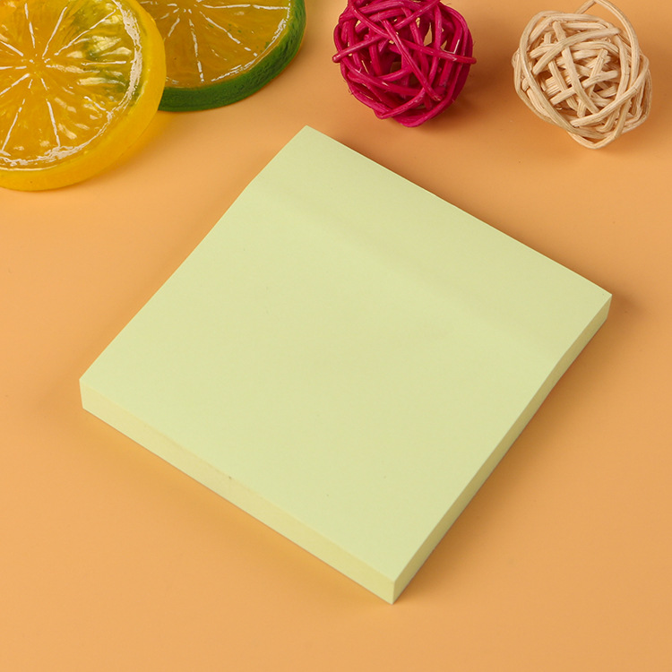 factory direct supply ordinary color note sticker creative stationery sticky notes note paper notepad custom logo wholesale Specification drawing