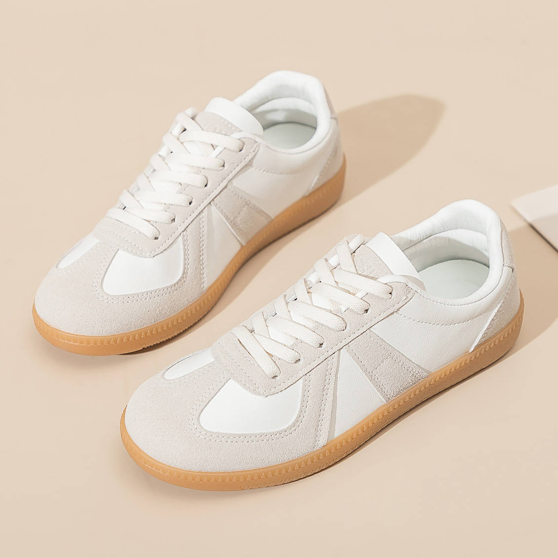 lovers shoes versatile casual white shoes for women ins korean style men's and women's german training shoes flat sneakers cortez f8815 undefined