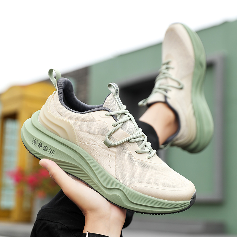 new mesh breathable deodorant and non-slip running shoes wear-resistant super light soft bottom shock absorption men's sneakers couple same style Application Scenario