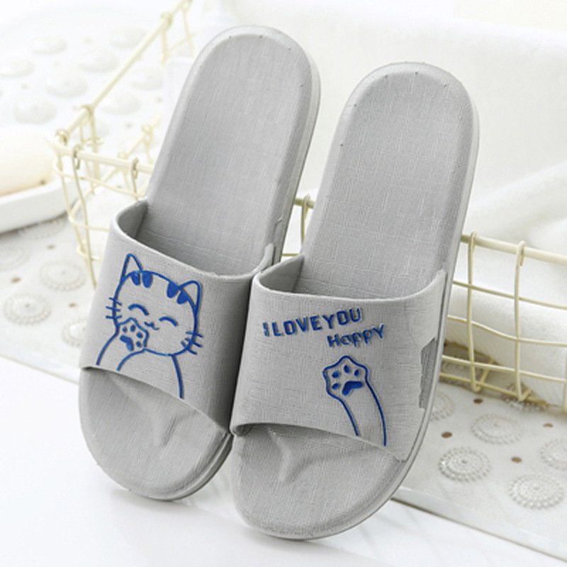 manufacturer bathroom bath slippers men's non-slip plastic hotel hotel bath summer slippers women wholesale Specification drawing