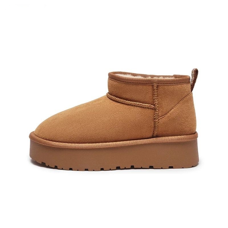thick bottom non-slip snow boots women's new winter warm bread shoes slip-on fleece-lined thickened cotton shoes 2025 Application Scenario
