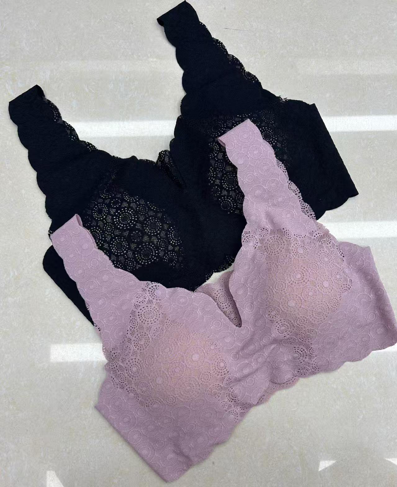 Clear inventory for foreign trade export, broadband sexy lace, high-quality beauty back women's vests, sexy bras without steel rings, sports underwear, women's wholesale with breast pads, underwear Item Picture