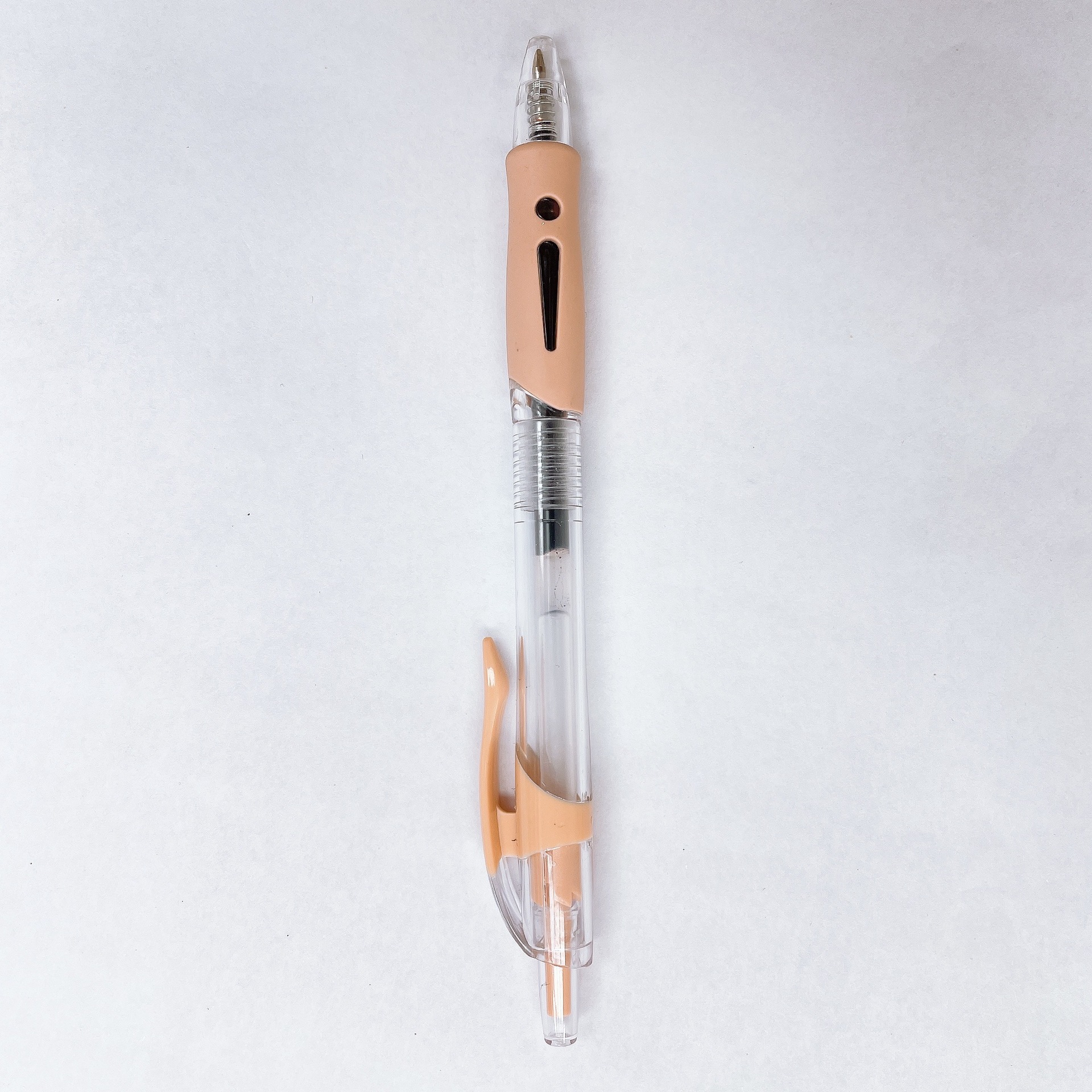 spot goods 0.5mm retro color push type gel pen bullet signature pen simple student stationery office wholesale Specification drawing