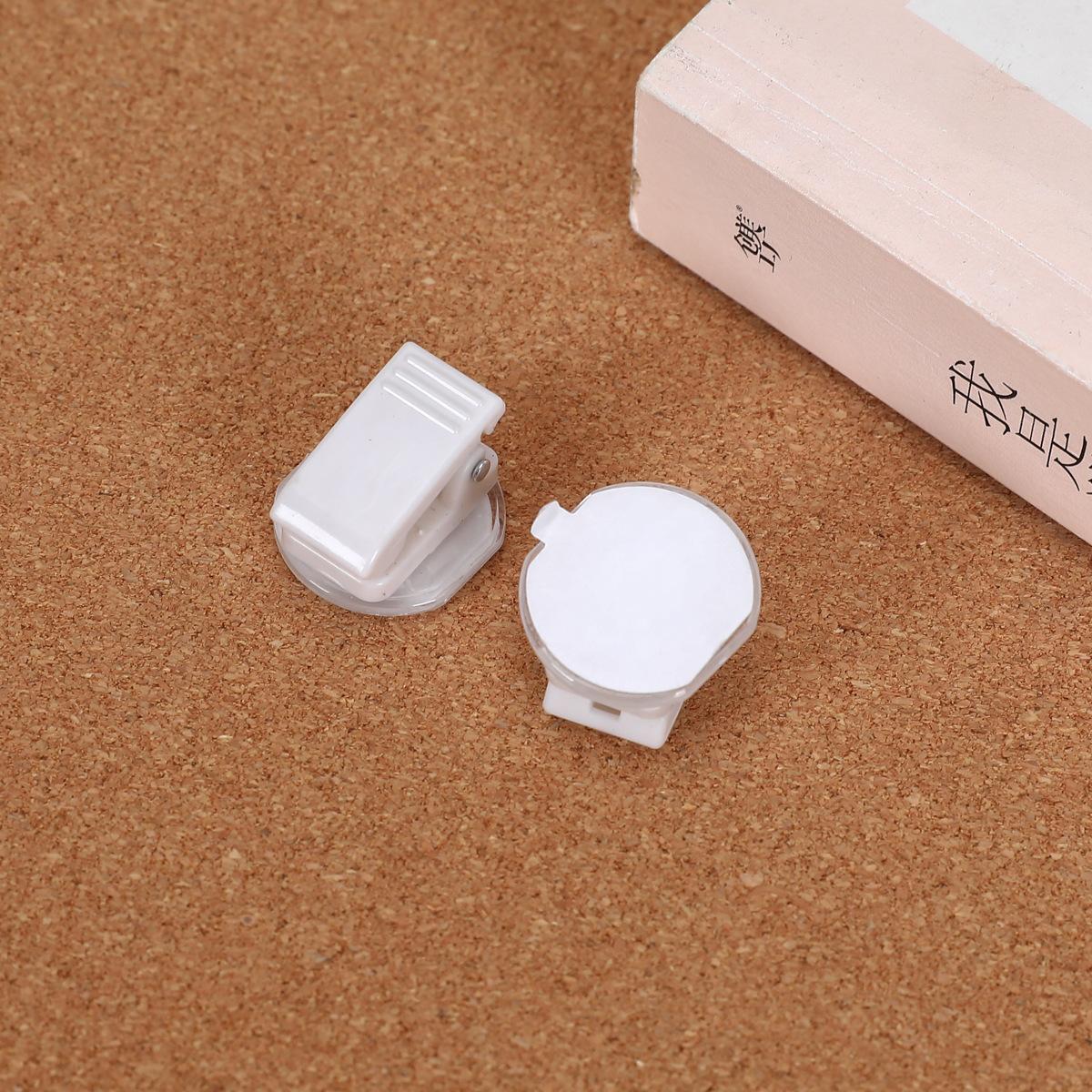 acrylic clip stationery accessories plastic clip transparent little clip adhesive file butt clip account pp clip diy full figure