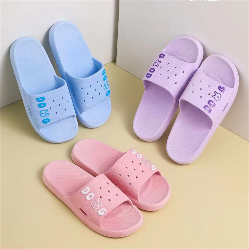 24 new slippers home women's soft bottom plastic non-slip thick bottom summer home indoor sandals wu chuan factory wholesale undefined