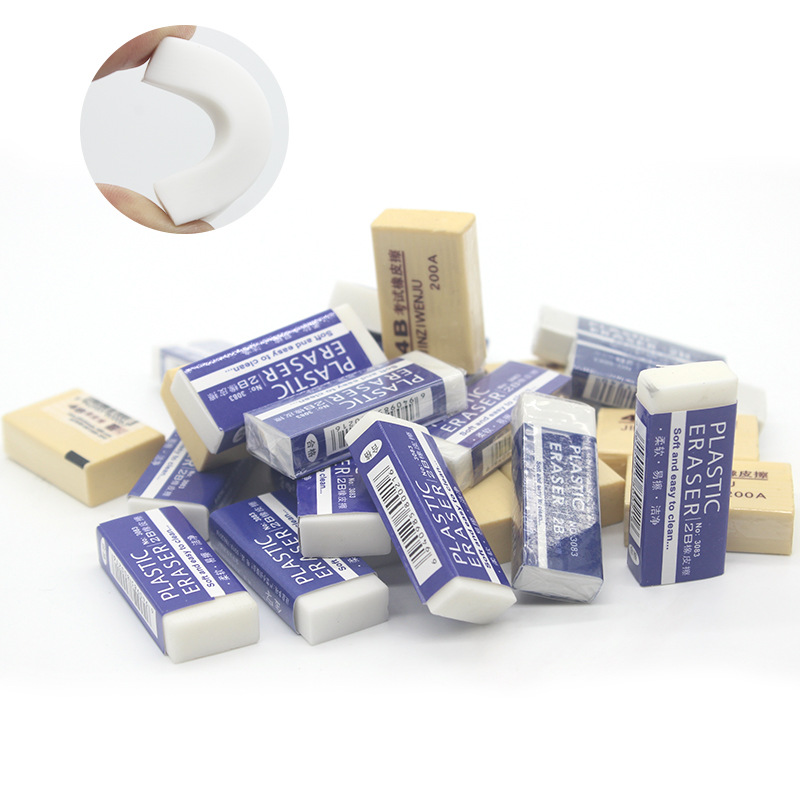 wholesale eraser white 2b exam eraser art painting eraser student writing office stationery eraser Application Scenario