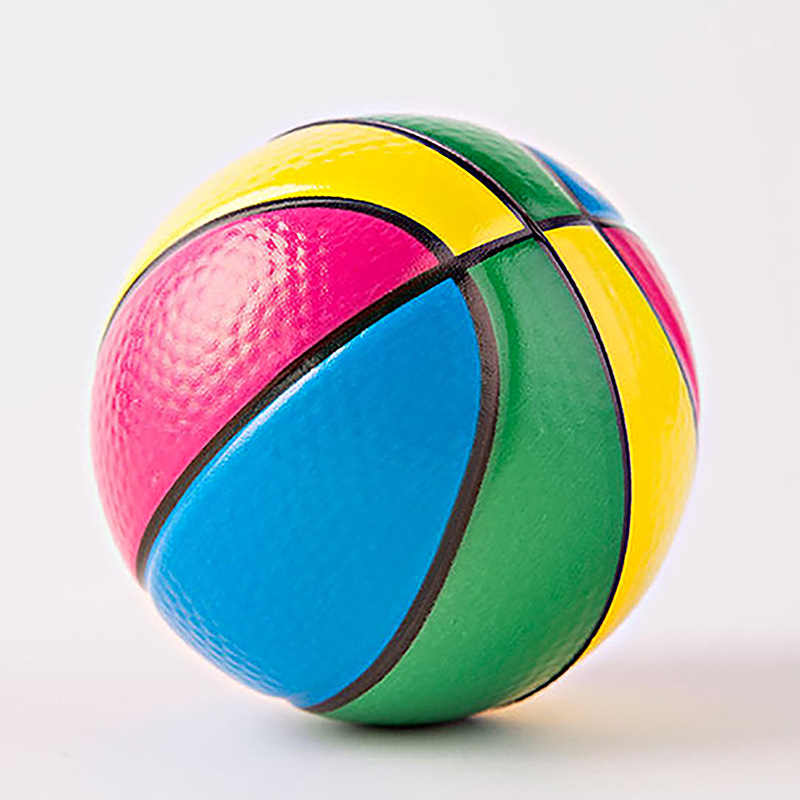 toy rim basketball kindergarten basketball football baby soft inflatable rubber ball elastic odorless 18cm Specification drawing