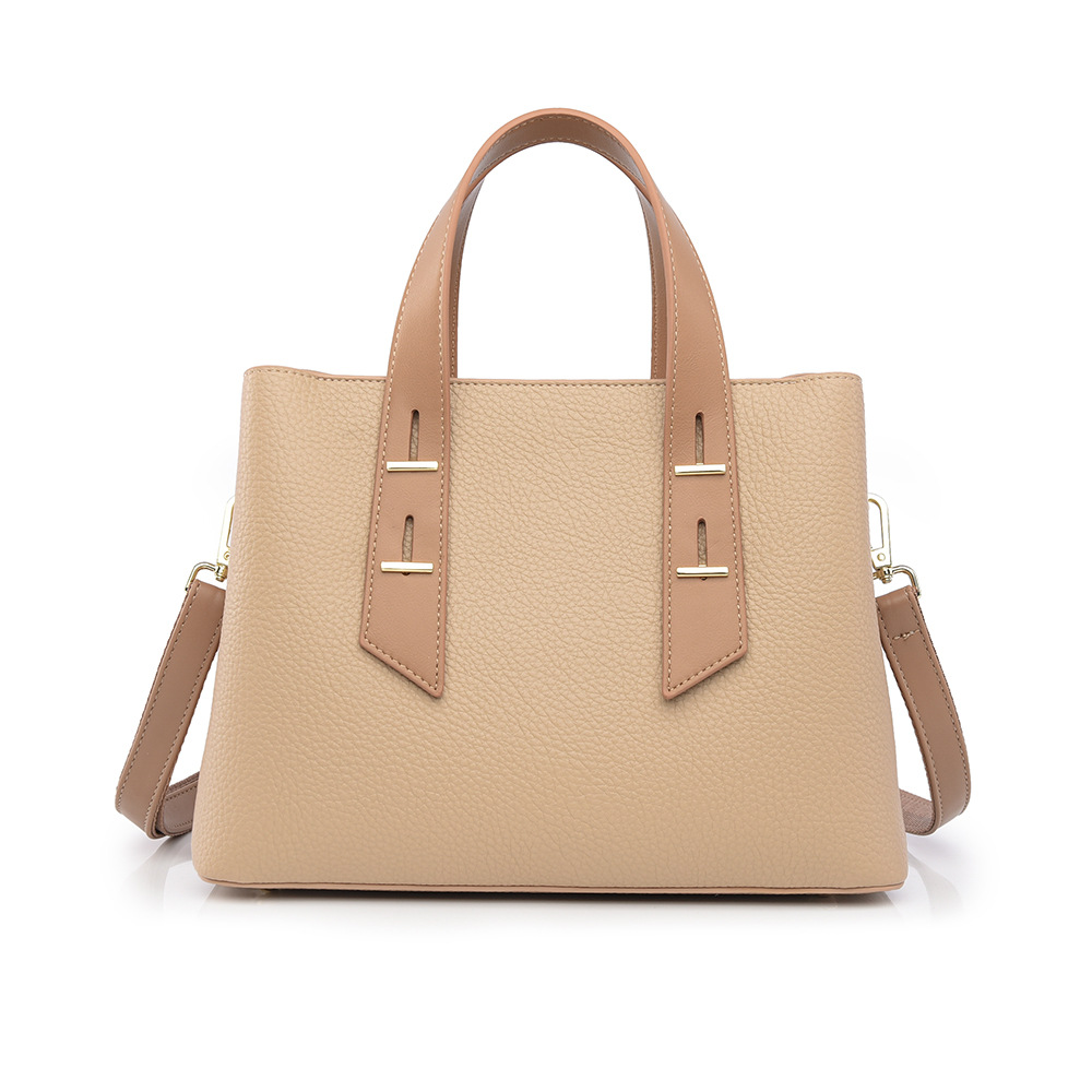 women's bag 2025 new tote bag simple large capacity women's cross-body bag high-grade soft leather handbag details Picture
