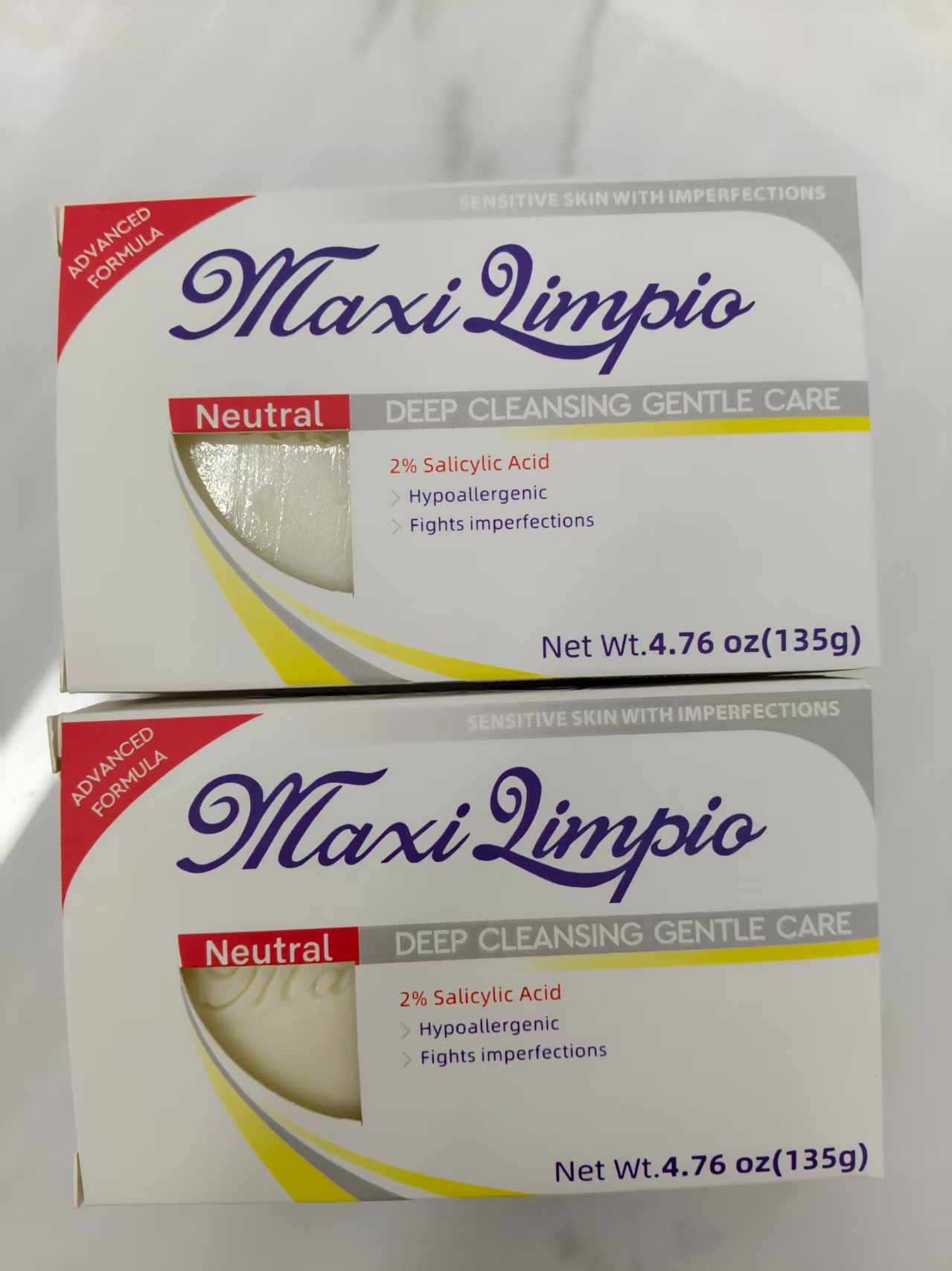maxi limpio135g Bamboo Charcoal Oil Control Deep Pore Cleansing Handmade Soap Item Picture