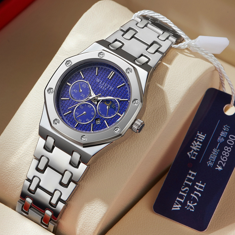 swiss brand retro classic watch waterproof men's watch business steel belt quartz watch foreign trade watch men's watch Application Scenario