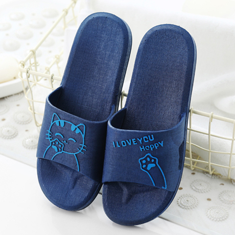 manufacturer bathroom bath slippers men's non-slip plastic hotel hotel bath summer slippers women wholesale Item Picture