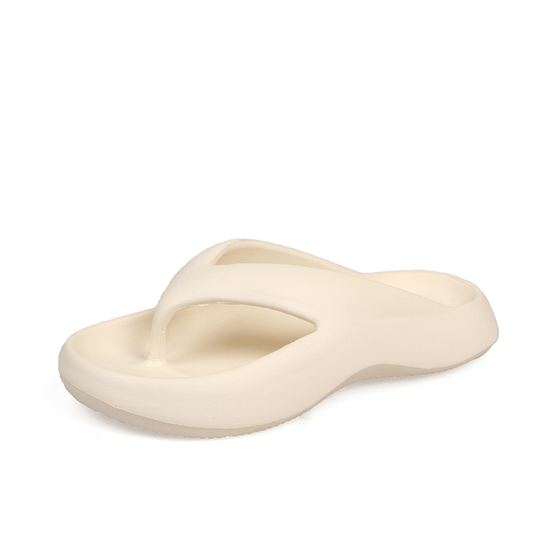 women's slip-on flip-flops for summer new thick-soled non-slip beach flip-flops sandals and slippers platform bottom seaside Item Picture