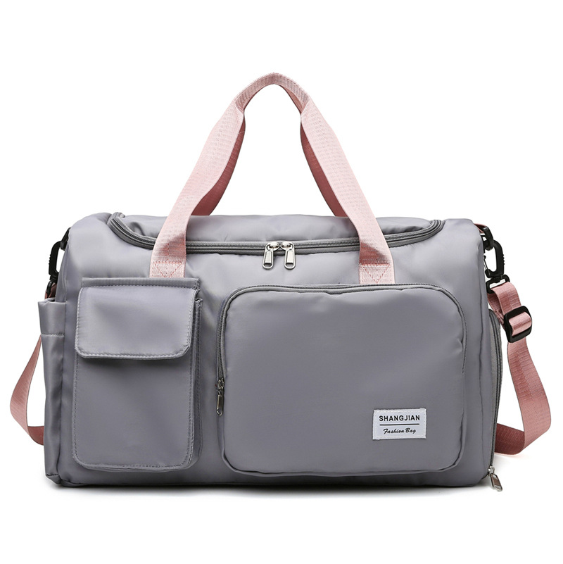 yoga fitness bag women's independent shoe warehouse leisure sports bag portable travel one shoulder bag coverable handle luggage bag men full figure
