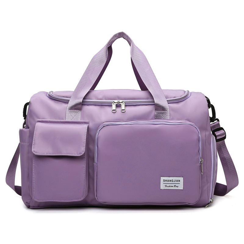 yoga fitness bag women's independent shoe warehouse leisure sports bag portable travel one shoulder bag coverable handle luggage bag men Application Scenario