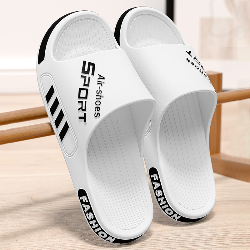 deodorant slippers men's summer large size new indoor mute home slippers women's widened non-slip sports men's shoes undefined