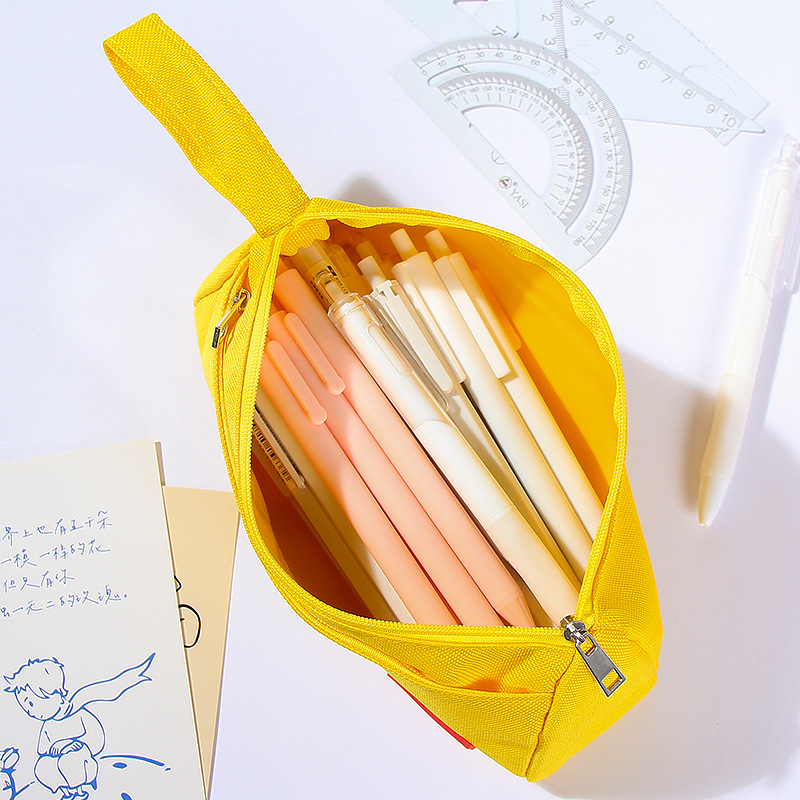 primary school student large capacity pencil case stain-resistant simple stationery box good-looking pencil box stationery pencil case pencil case custom logo Specification drawing