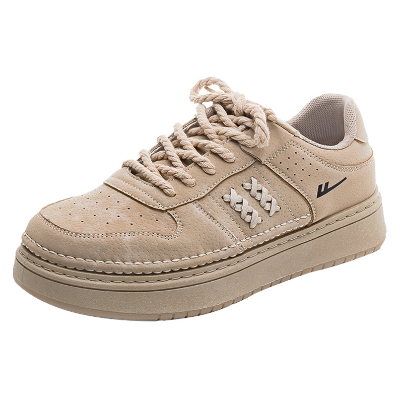 warrior design thick-soled sneakers simple versatile high-grade casual shoes men and women same style colorblock breathable lovers shoes undefined