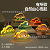 handmade diy tulip cloud flower sea small night lamp ambience light mirror light transparent mirror valentine's day new year gift full figure