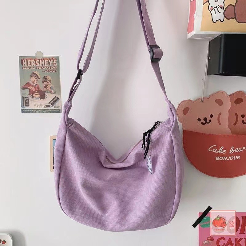 fashion simple korean style all-match wholesale cross-border daily trend candy color fashionable new women's shoulder messenger bag Item Picture