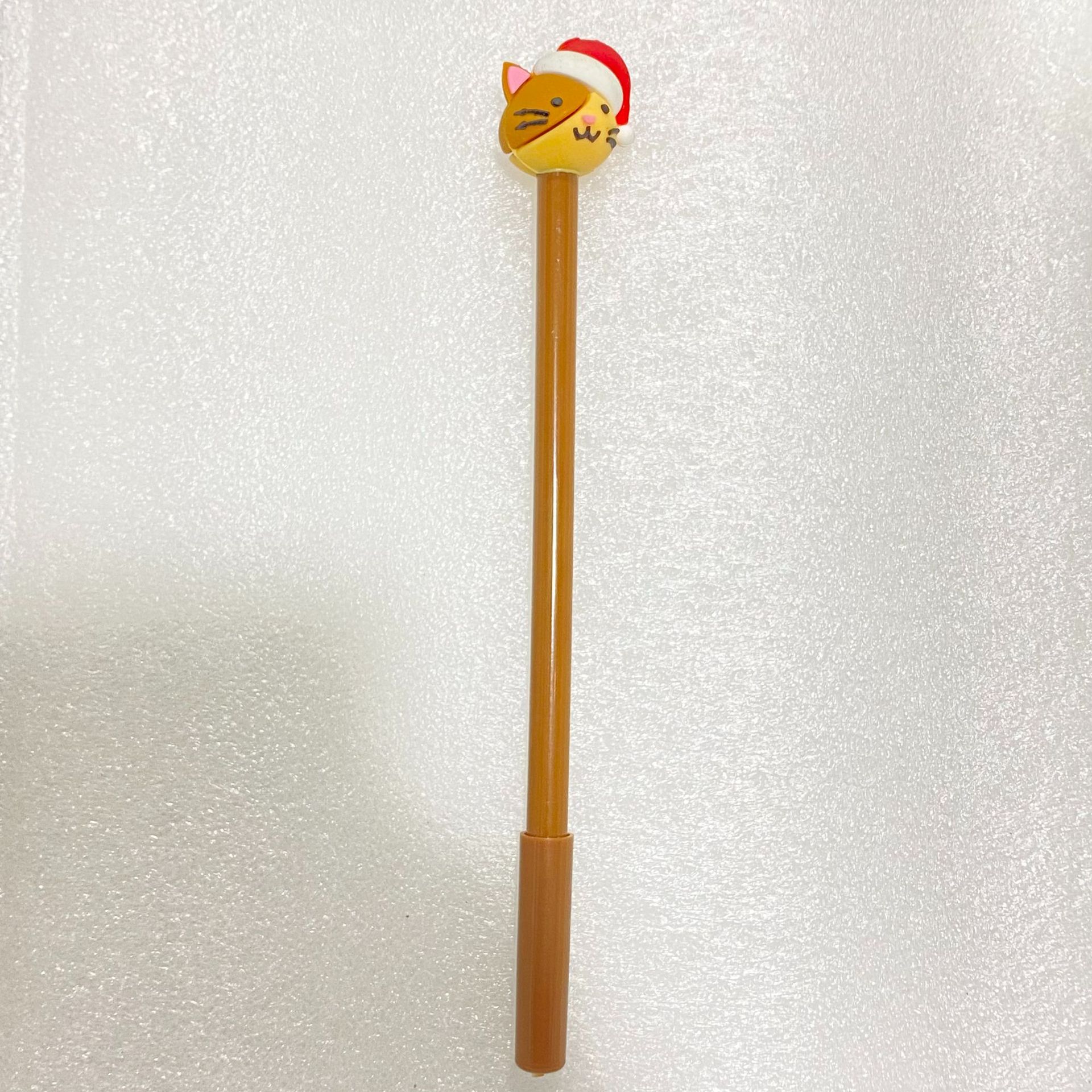 creative cute christmas gel pen carbon pen primary school gift prizes christmas stationery gifts ball pen wholesale Specification drawing