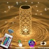 cross-border spot creative gift ambience light rose decorative table lamp bedside charging small night lamp internet hot Item Picture